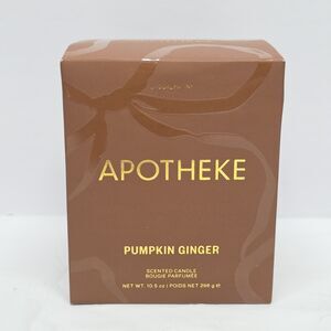APOTHEKE Pumpkin Ginger Classic Scented Candle 10.5 oz. NEW